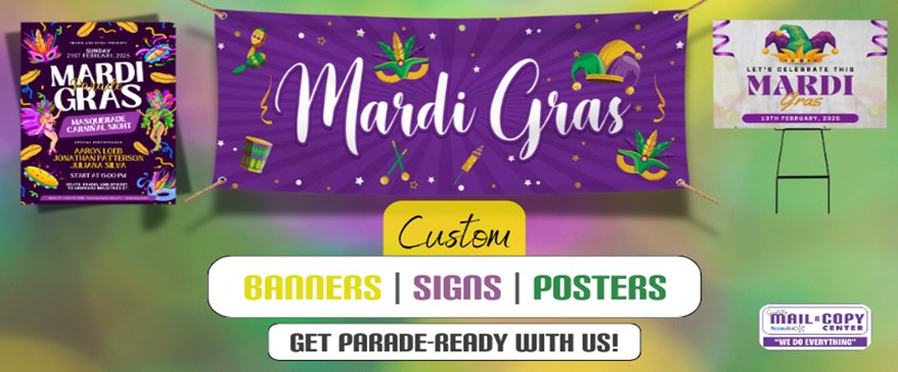 Mardi Gras Printing!